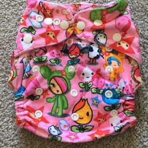 Rare find TOKIDOKI minky cloth diaper brand new